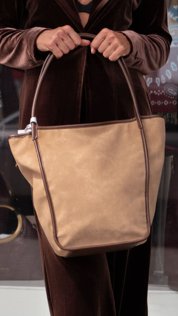 Borsa Borda Whitewise in Colore Unico