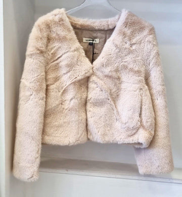 Ecopelliccia VivienneD in Beige, Nera e Marrone