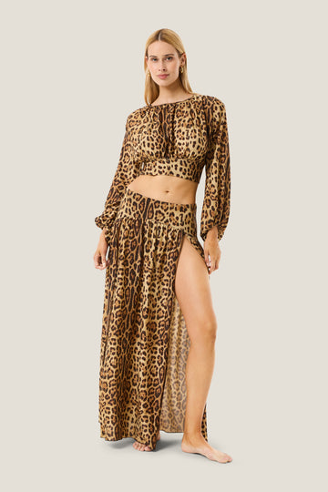 GONNA LUNGA SPACCHI LEOPARD RESORT