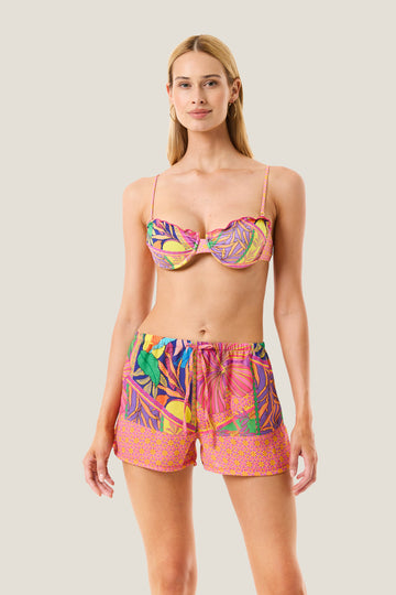 SHORT POP FOULARD