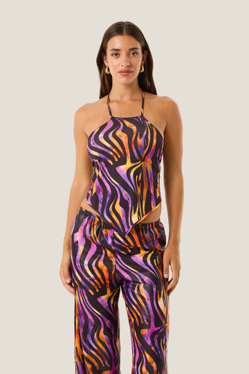TOP HYPNOTIC ZEBRA