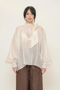 Blusa Con Fiocco  Vicolo - xs, bianco image