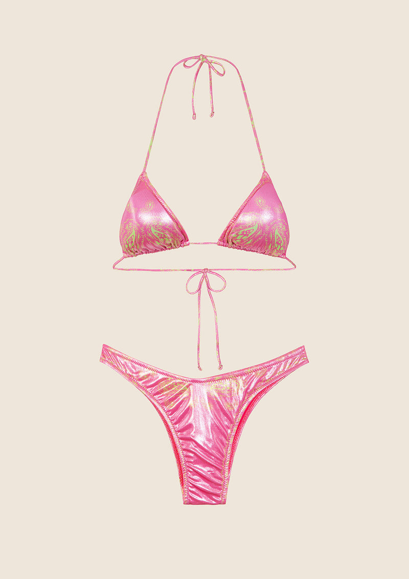 Bikini Donna F**K Triangolo con Slip Americano Fisso Fantasia 1030-X54 image 3
