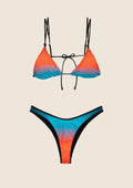 Bikini Donna F**K Triangolo con Slip Americano Fisso Fantasia 1100-X48 image 3