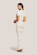 Pantaloni zampa iconico pink image 1