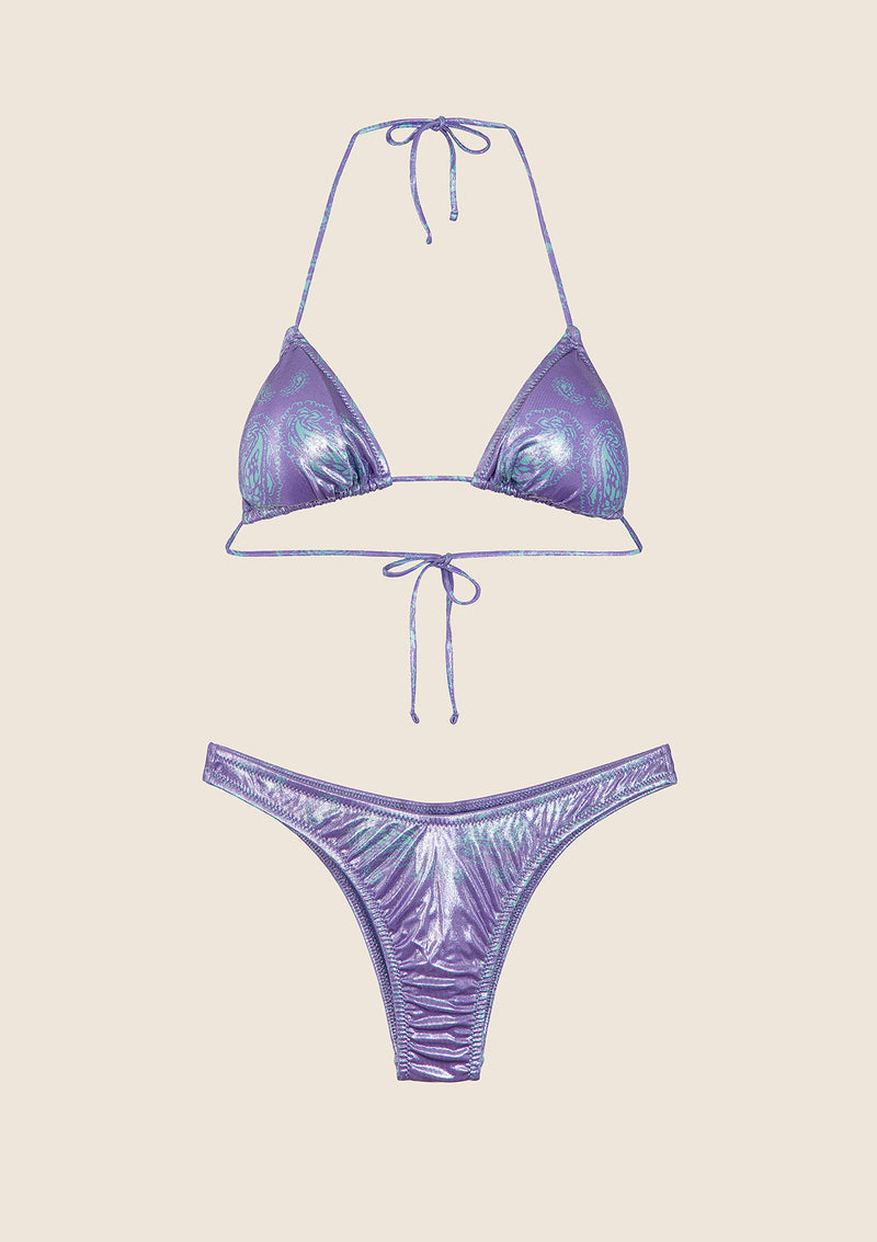 Bikini Donna F**K Triangolo con Slip Americano Fisso Fantasia 1030-X53 image 3