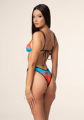 Bikini Donna F**K Triangolo con Slip Americano Fisso Fantasia 1100-X48 image 2