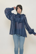 Blusa Con Fiocco  Vicolo - S, blu image