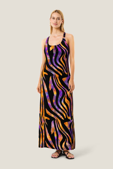 ABITO LUNGO HYPNOTIC ZEBRA