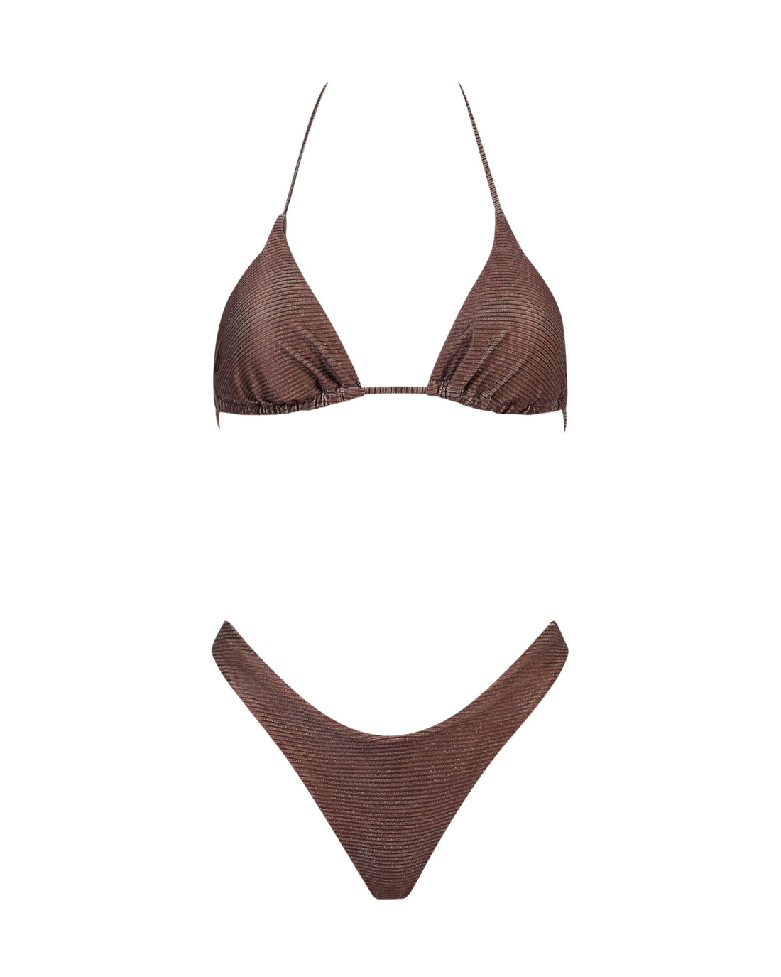 MINA COSTINA LUREX MARRONE
