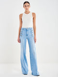 Jeans Giudith con Bottoni Blu