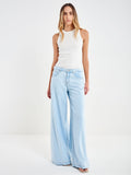 Jeans Madison Wide Leg Chiaro Blu