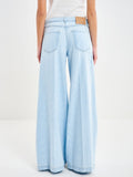 Jeans Madison Wide Leg Chiaro Blu