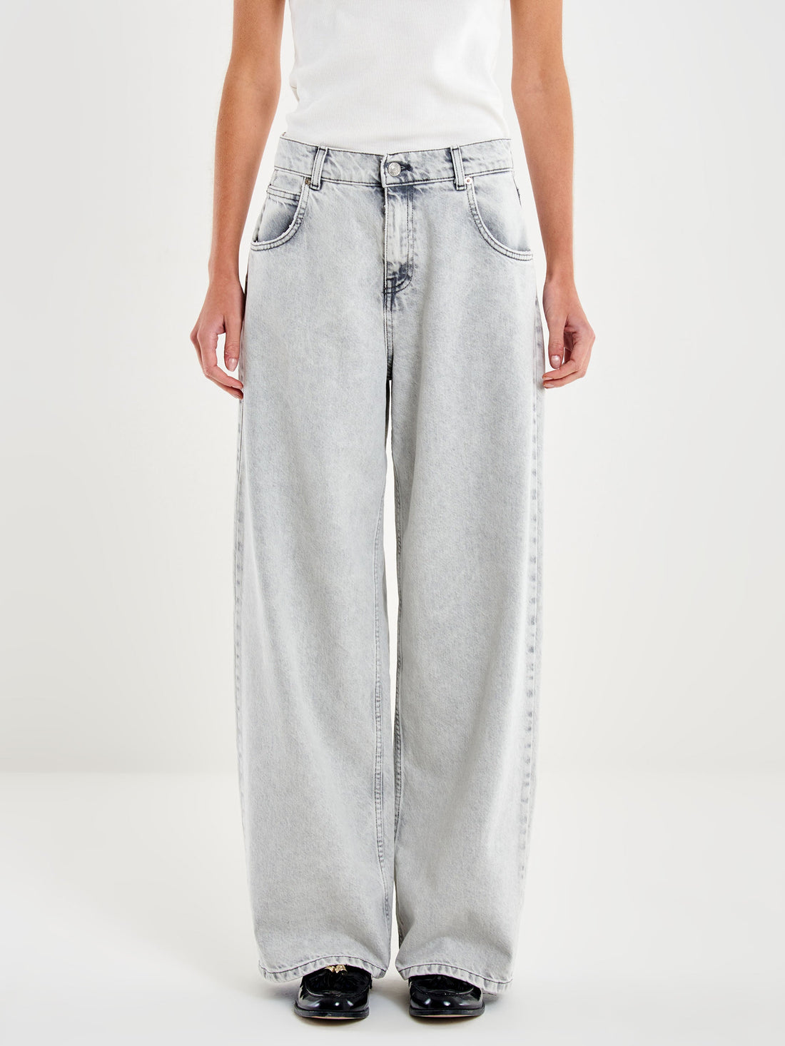 Jeans Icon Mia Baggy Grigio