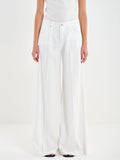 Jeans Madison con Piega Bianco