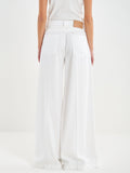 Jeans Madison con Piega Bianco