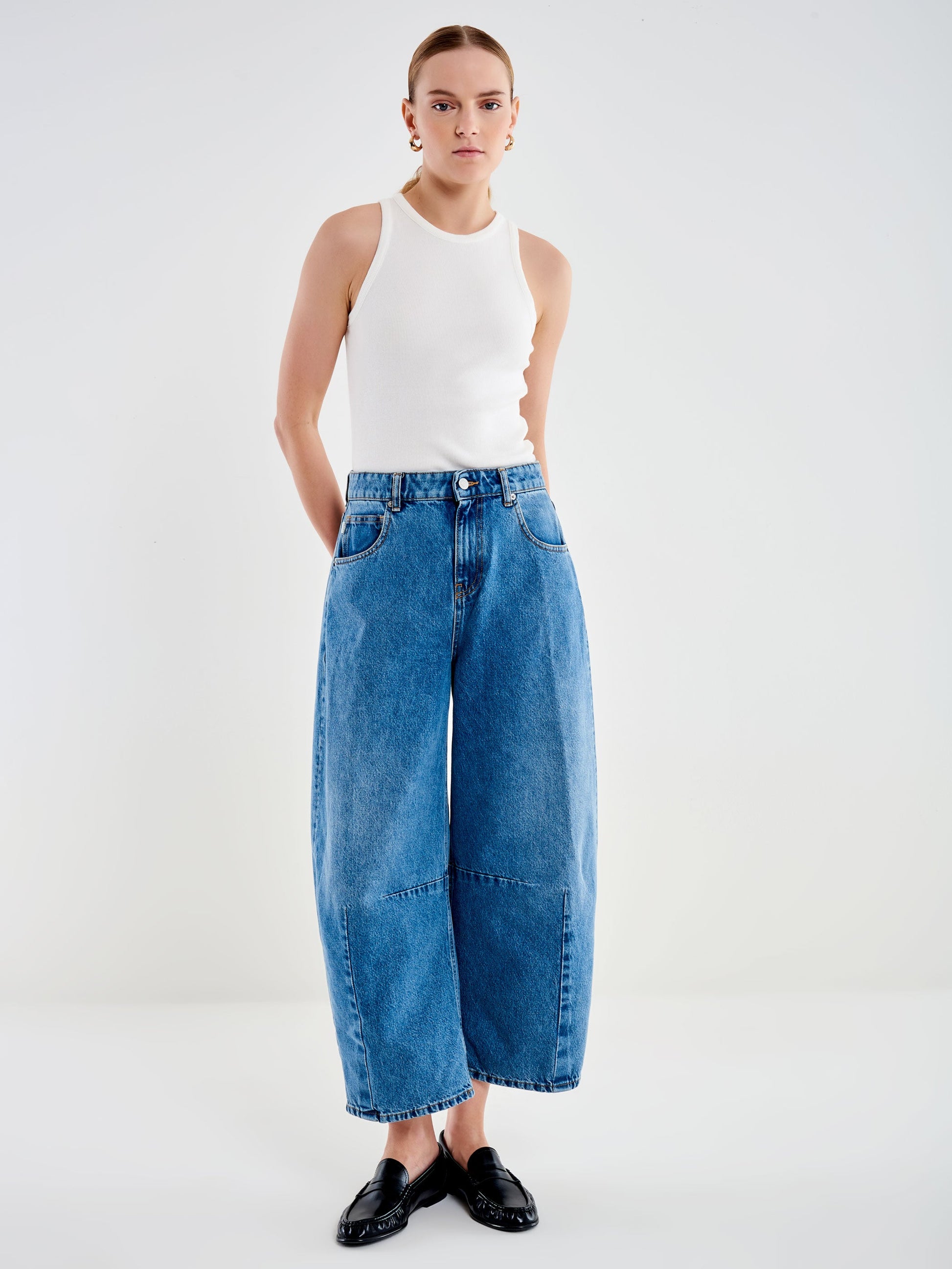 Jeans Cecil a Ovetto Blu