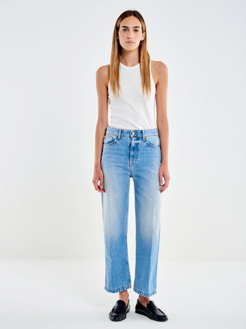 Jeans Icon Kate con Rotture Blu