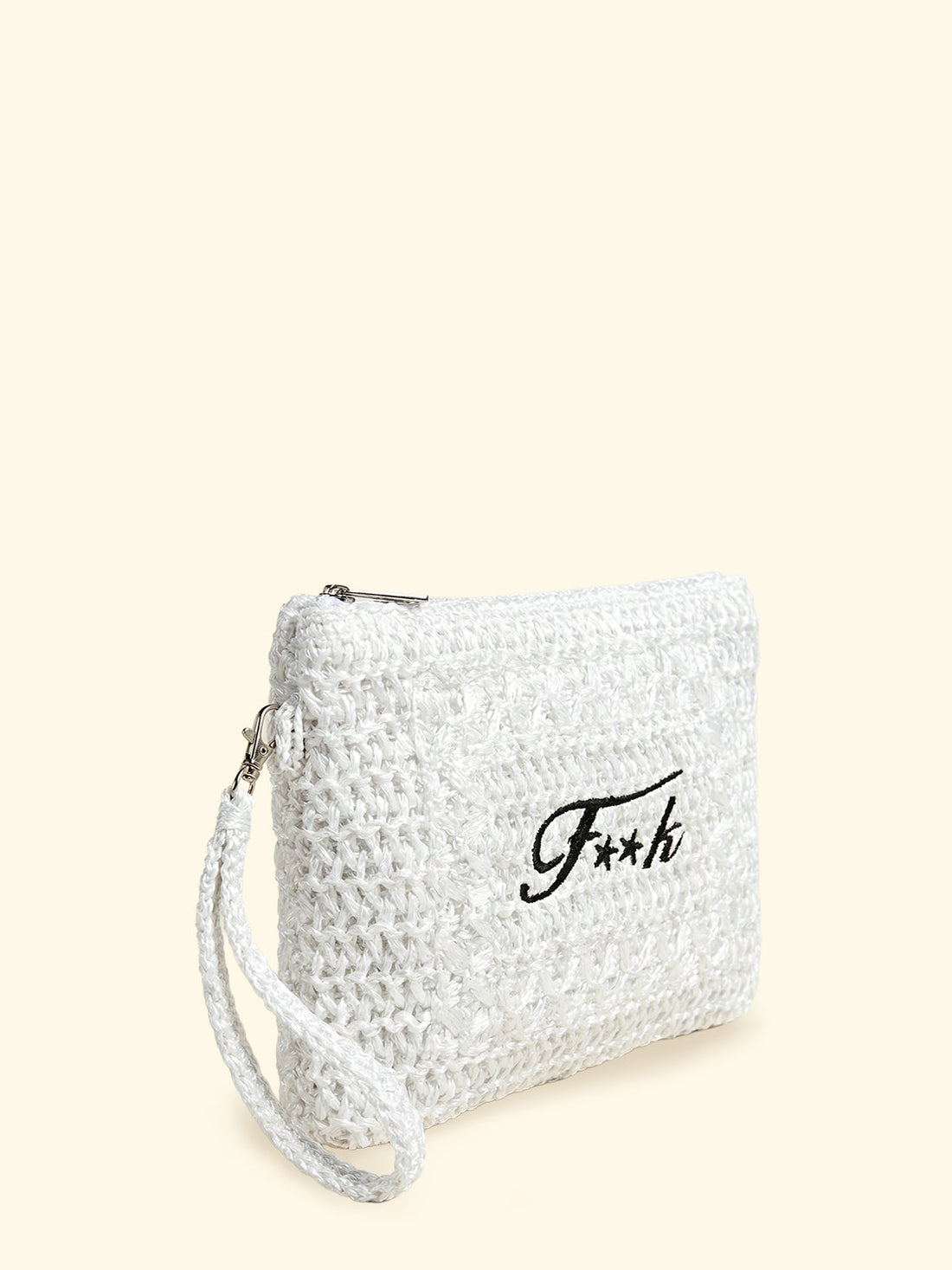 Mini Pochette Donna F**K Bianca SW0007-WH