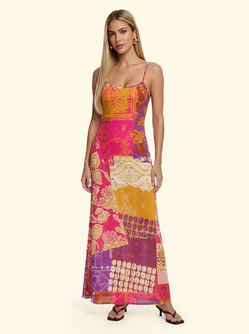 Vestito lungo Donna F**K Fantasia SW3304-X41