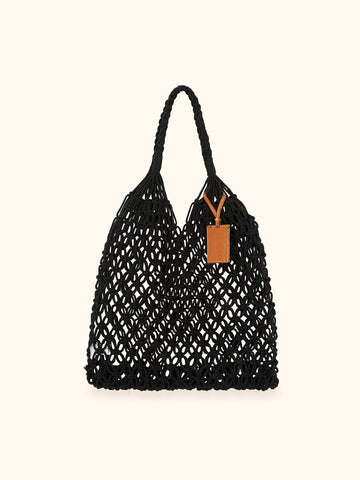 Rope Bag Donna Me Fui Nero SW0040-BK