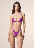 Bikini Donna Me fui Triangolo con Slip Americano Fisso Fucsia 0800_ FX