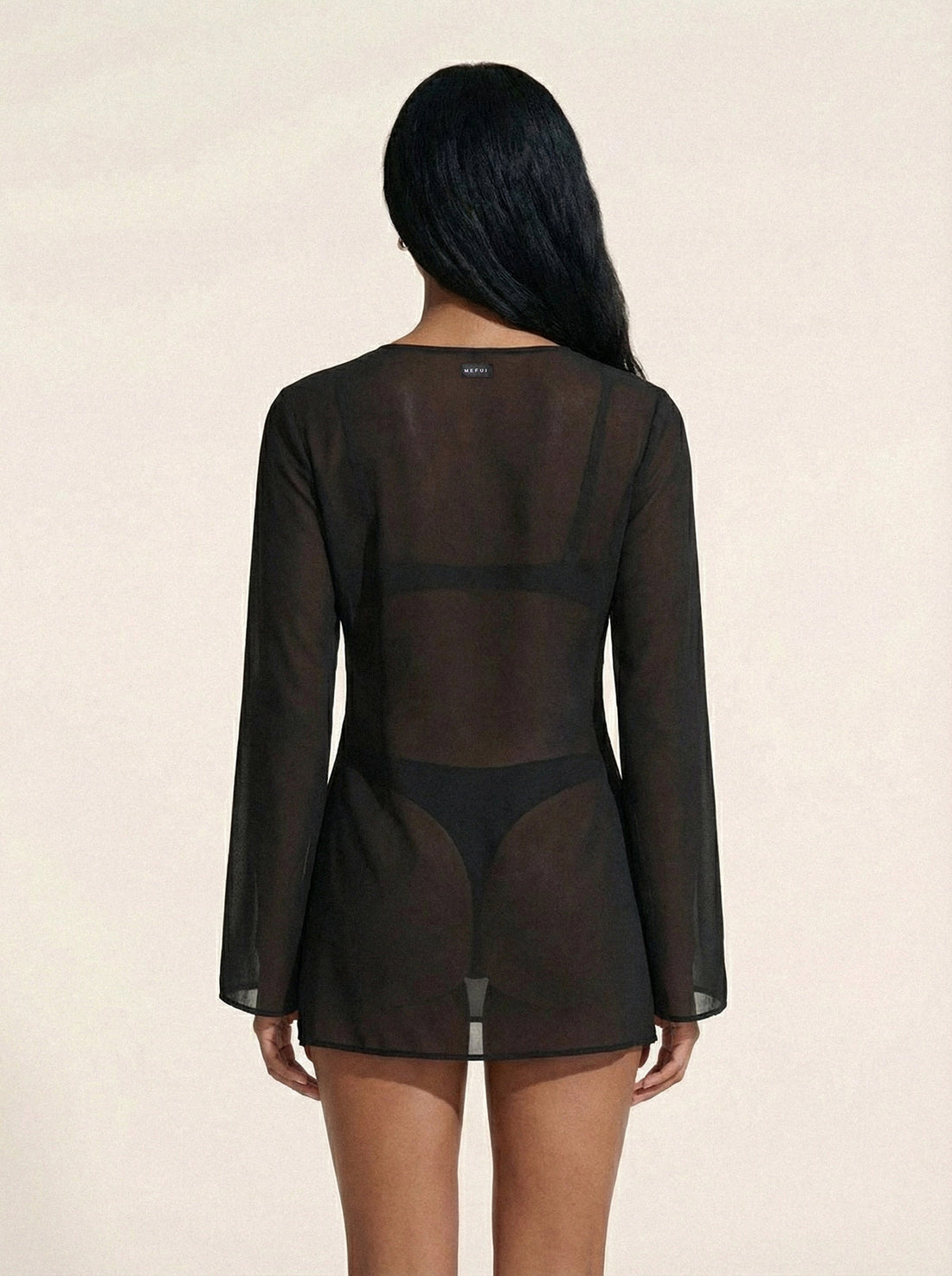 Vestito corto Donna Me Fui Nero SW0116-BK