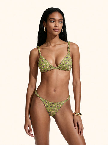 Bikini Donna Me fui Triangolo con Slip fisso Fantasia SW0240-X03