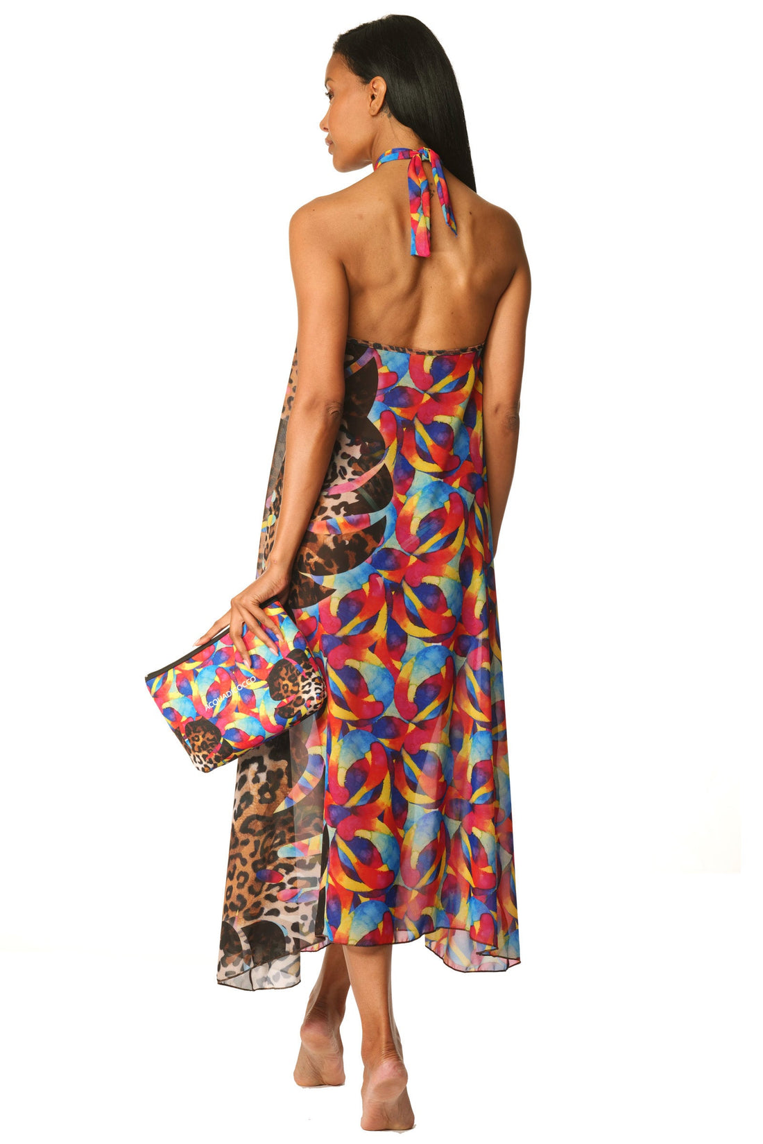 Abito Americano Animalier Color Chic