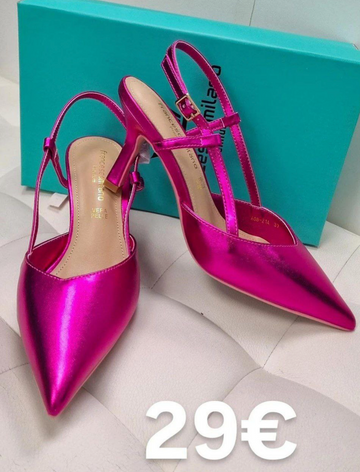 Francesco Milano Scarpe Slingback Fucsia