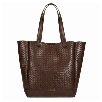 SHOPPER DAFNE TWIST MARRONE