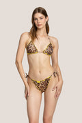 Triangolo leopard sbambolato real leopard image 0