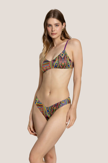 Top con slip v masai colors image 0