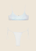 Bikini Donna F**K Top con Slip Regolabile Bianco 0432-WH image 4