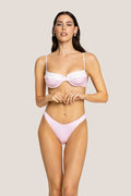 Bikini balconcino con slip v vertical lines image 0