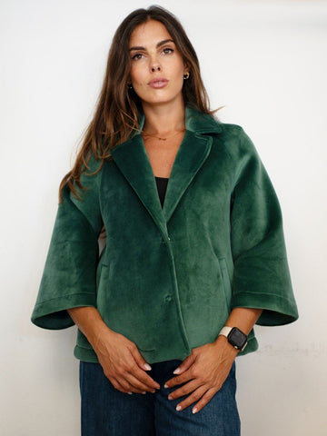 Cappotto Corto Bardomiano TensioneIn in Verde, Marrone e Nero
