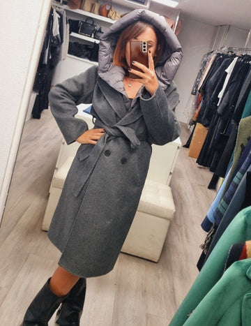 Cappotto Vicolo con Collo Imbottito