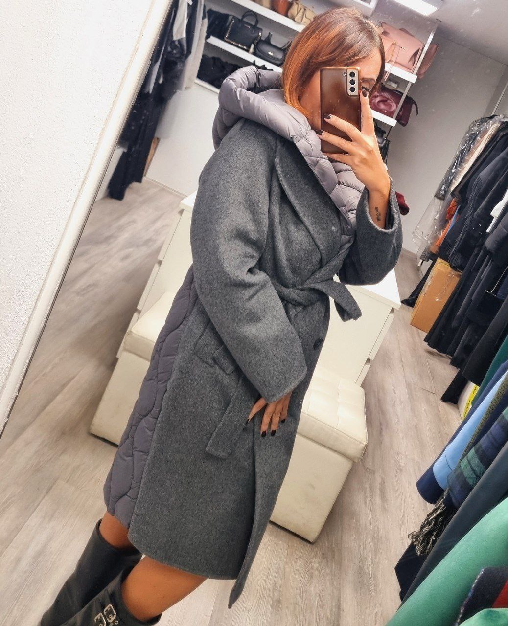 Cappotto Vicolo con Collo Imbottito