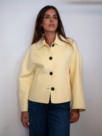 Cappotto Corto Giallo e Nero Vicolo
