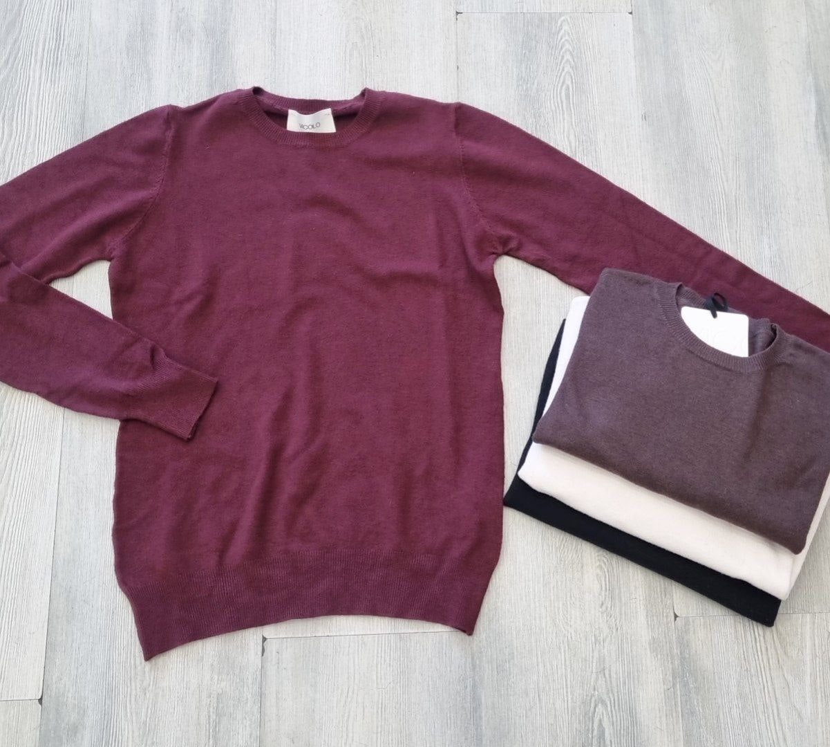 Maglia Vicolo Girocollo in Colori Vari
