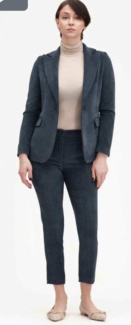 Completo Giacca e Pantalone a Costine in Velluto