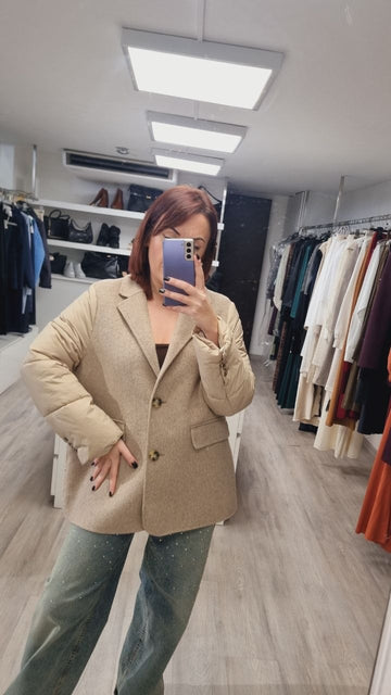 Bomber Vicolo Modello a Giacca Colore Beige