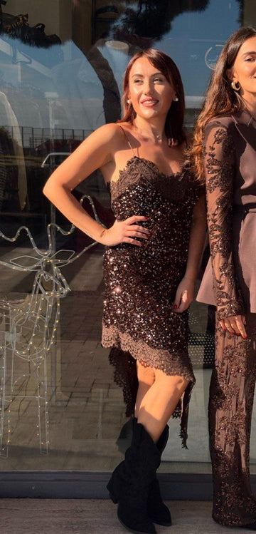 Abito TensioneIn Nero con Paillettes