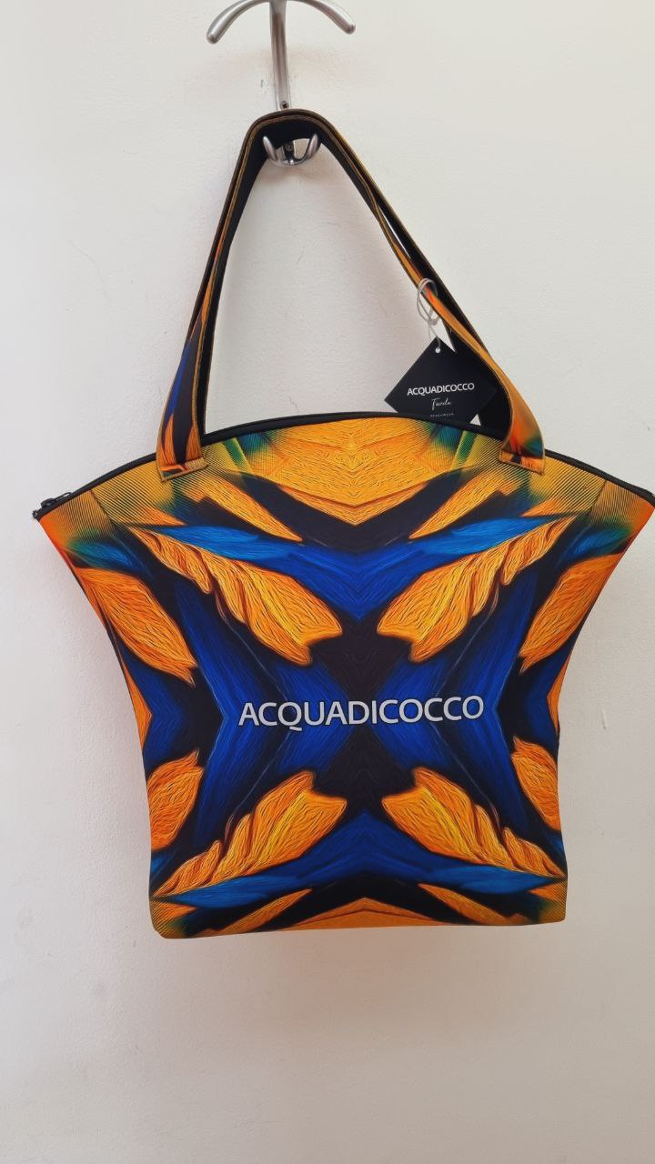 Borsa in Neoprene Multicolore Acqua di Cocco