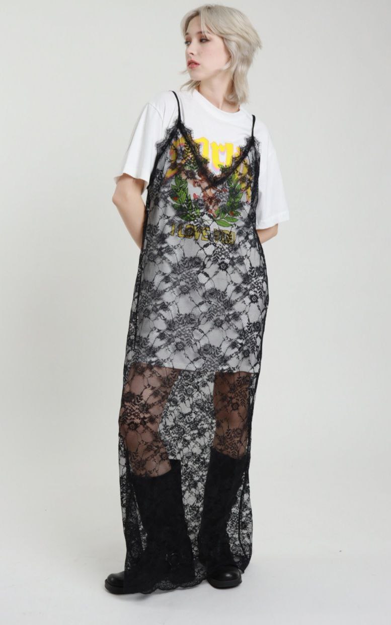 Abito con T-Shirt Susymix in Panna e Nero
